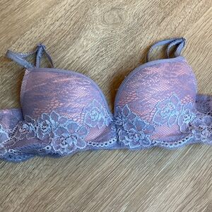 Sophie b 34 a Lavender and pink push-up bra